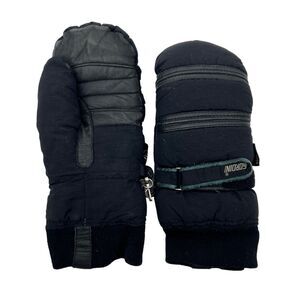 Vintage Gordini Mittens Womens M Medium Black Gore Tex Waterproof Winter Snow